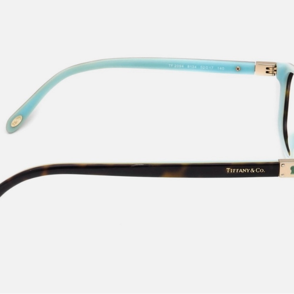Tiffany & Co. Tortoise Shell Eyeglasses, Square Frame, TF 2094 8134, 52-17-140 - Picture 3 of 9